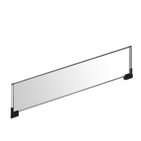 Azar Displays Two-Sided Large Acrylic Sign Holder W/ Magnetic Boots 36" X 8.5", PK2 109918